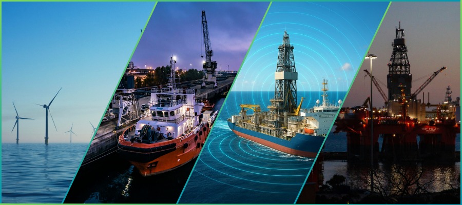 Offshore engineering operations with marine installations